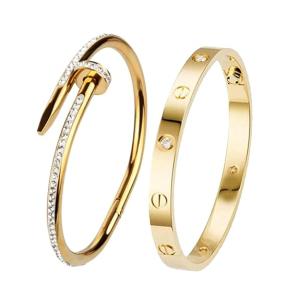 MEENAZ bracelet for women Bangles for women Anti Tarnish Stylish Adjustable Bracelet for girls rose gold Kada