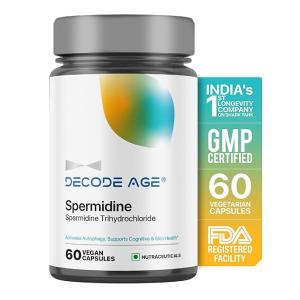 Decode Age Spermidine Supplement|Supports Autophagy,Immunity,Skin & Hair Health