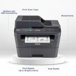 Brother DCP-L2541DW Auto Duplex Laser Printer With 30 PPM Print Speed, Multifunction Print Scan Copy