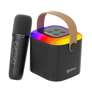 pTron Newly Launched Fusion Tunes 10W Mini Bluetooth Speaker with Wireless Karaoke Mic, 8Hrs Playtime