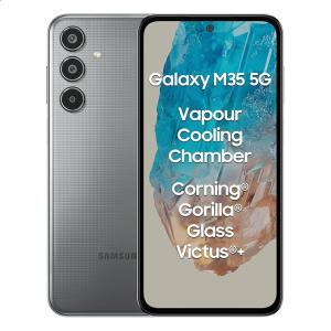 Samsung Galaxy M35 5G (Thunder Grey,6GB RAM,128GB Storage)| Corning Gorilla Glass Victus+